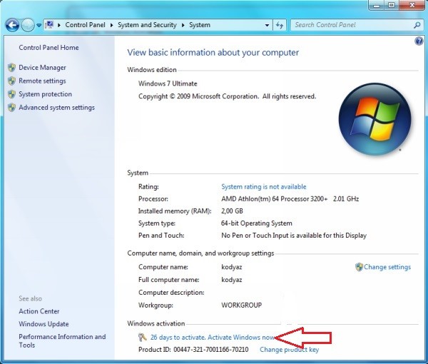how to use a keygen for windows 7