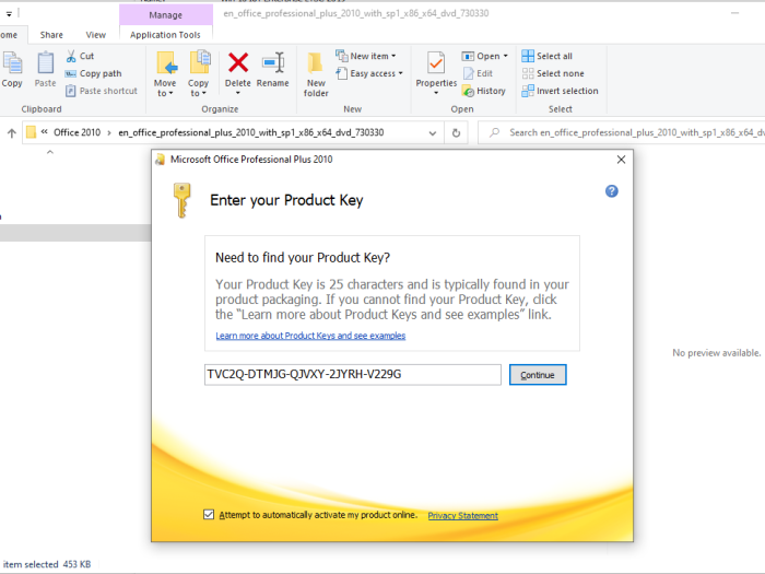 Microsoft Office Professional Plus 2010 Product Key Free