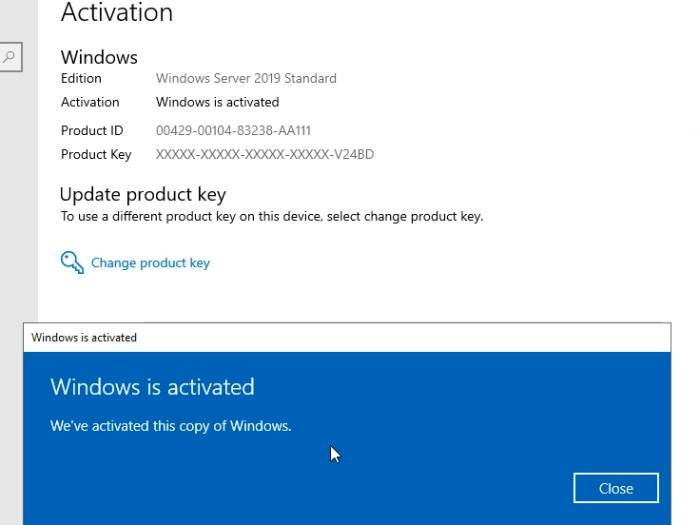 Windows Server 2019 Standard Key Free