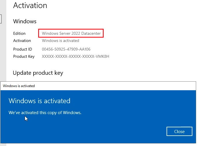 Windows Server 2022 Datacenter Key Free